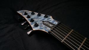 Head Of The Duvell Elite 7 Trans Blue Jeans Guitar